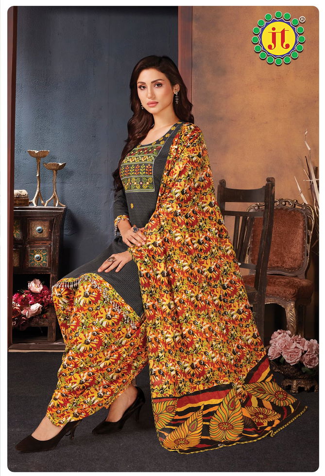 Jt Aafreen 7 Printed Cotton Fancy Regular Wear Designer Dress Material Collection